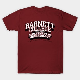 Barnett College Department of Archaeology (Variant) T-Shirt